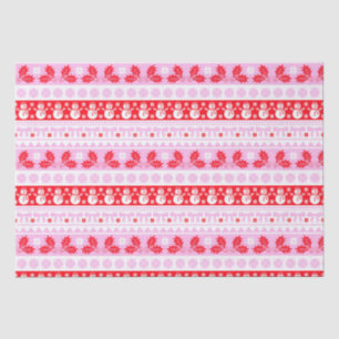 Weihnachten Ugor Sweater Strick Muster in Rosa und Seidenpapier