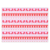 Weihnachten Ugor Sweater Strick Muster in Rosa und Tischdecke (Vorderseite (Horizontal))