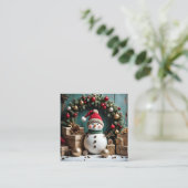 Weihnachten - Umschließungskarten Begleitkarte (Stehend Vorderseite)