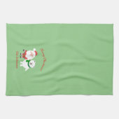 Weihnachten und Bären Weihnachten Küche Handtuch (Horizontal)