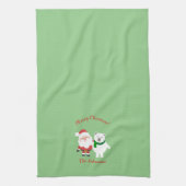Weihnachten und Bären Weihnachten Küche Handtuch (Vertikal)