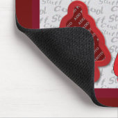 Weihnachten und Bäume Fotos hinzufügen Mousepad (Ecke)