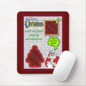 Weihnachten und Bäume Fotos hinzufügen Mousepad (Mit Mouse)
