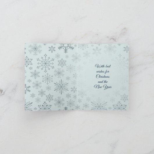 Weihnachten und Berries Karte (Innenseite)