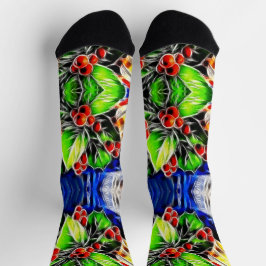 Weihnachten und Berries Socken