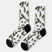 Weihnachten und Berries Socken (Linkes Detail)