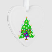 Weihnachten und Chanukka zwischen Ornament (Vorderseite)