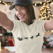Weihnachten und Chihuahua-Schatten T-Shirt