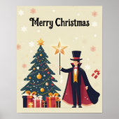 Weihnachten und das Magician Poster (Vorne)