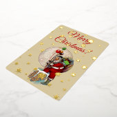 Weihnachten und das schmale Weihnachtsfest Folieneinladung (Gedreht)