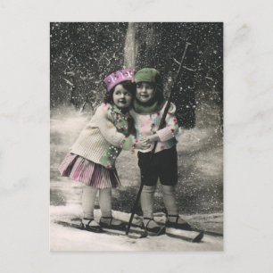 Weihnachten und die besten Freunde des Skis
