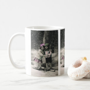 Weihnachten und die besten Freunde des Skis Kaffeetasse