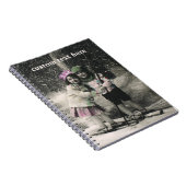 Weihnachten und die besten Freunde des Skis Notizblock (Rechte Seite)