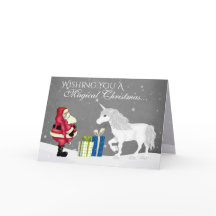 Weihnachten und Einhorn Magisches Weihnachtsfest -