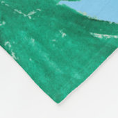 Weihnachten und Elfen bereit Fleecedecke (Ecke)