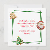 Weihnachten und Elfen im Nordpol (Rückseite)