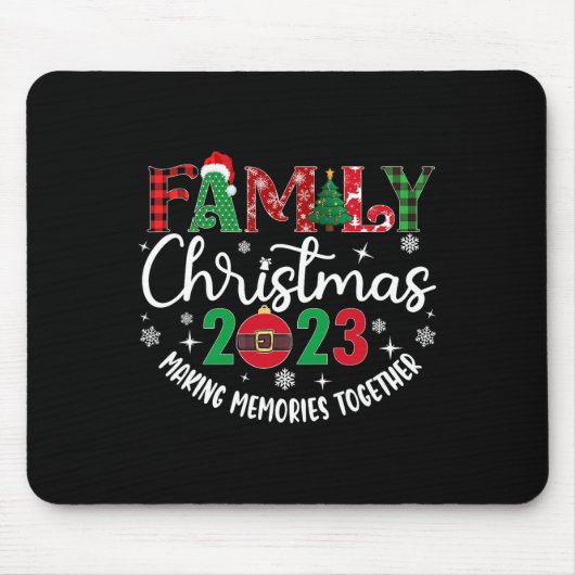 Weihnachten und Erinnerungen 2023 Mousepad (Vorne)