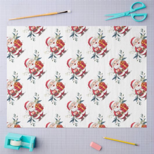 Weihnachten und Eukalyptus Seidenpapier (Basteln)