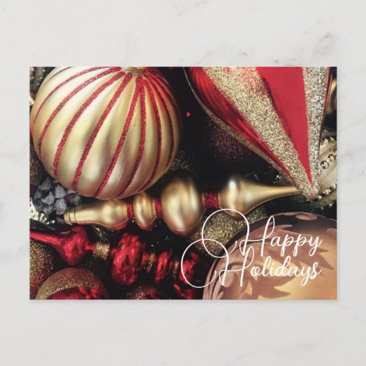 Weihnachten und Feiertage Postkarte (Vorderseite)