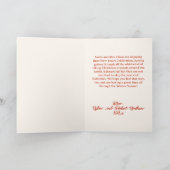 Weihnachten und Frau Claus Happy New Year Holiday  (Innenseite)