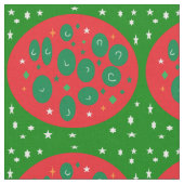 Weihnachten und gemustertes Neujahr Stoff (Nahaufnahme)