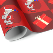Weihnachten und Geschenkboxen Geschenkpapier (Rolleneckpunkt)