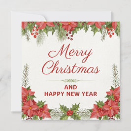 Weihnachten und Glück im neuen Jahr