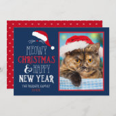 Weihnachten und glückliches Neujahrsfest - Foto -  (Vorne/Hinten)