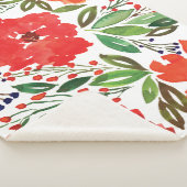 Weihnachten und Handgestrichen Sherpadecke (3/4)