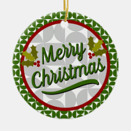 Weihnachten und Hanukka Keramik Ornament