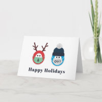 Weihnachten und Hanukkah-Feiertag mit humorvollen