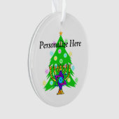 Weihnachten und Hanukkah-Interreligiös   Ornament (Vorderseite)