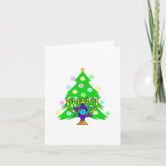 Weihnachten und Hanukkah zusammen (Vorderseite)