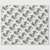 Weihnachten und Heiliges Pferd Geschenkpapier (Flach)