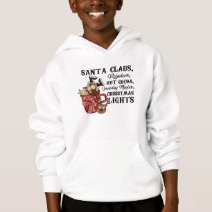Weihnachten und heiße Kakao Funny Hoodie
