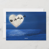 Weihnachten und Herz Vollmond Weihnachten (Rückseite)