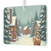 Weihnachten und Katzen Autolufterfrischer (Links)