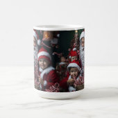 Weihnachten und Kinder Weihnachten Kaffeetasse (Mittel)