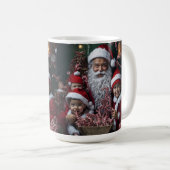 Weihnachten und Kinder Weihnachten Kaffeetasse (VorderseiteRechts)