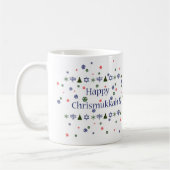 Weihnachten und kombinierte Tasse Chanukkas (Links)