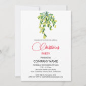 Weihnachten- und Mistletodekorationen Einladung (Vorderseite)