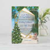 Weihnachten und Neues Jahr 2024 Einladung (Stehend Vorderseite)