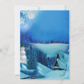 Weihnachten und Neues Jahr 2024 Einladung (Rückseite)