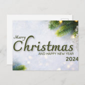 Weihnachten und Neues Jahr 2024 - Feiertag (Vorne/Hinten)