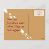 Weihnachten und Neues Jahr Australien grafische Po (Rückseite)