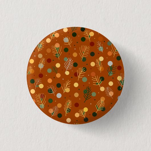 Weihnachten und Neues Jahr Button (Vorderseite)