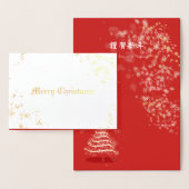 Weihnachten und Neues Jahr Folienkarte (Anzeige)