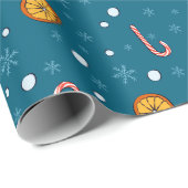 Weihnachten und Neues Jahr Geschenkpapier (Rolleneckpunkt)