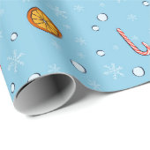 Weihnachten und Neues Jahr Geschenkpapier (Rolleneckpunkt)