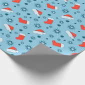 Weihnachten und Neues Jahr Geschenkpapier (Ecke)